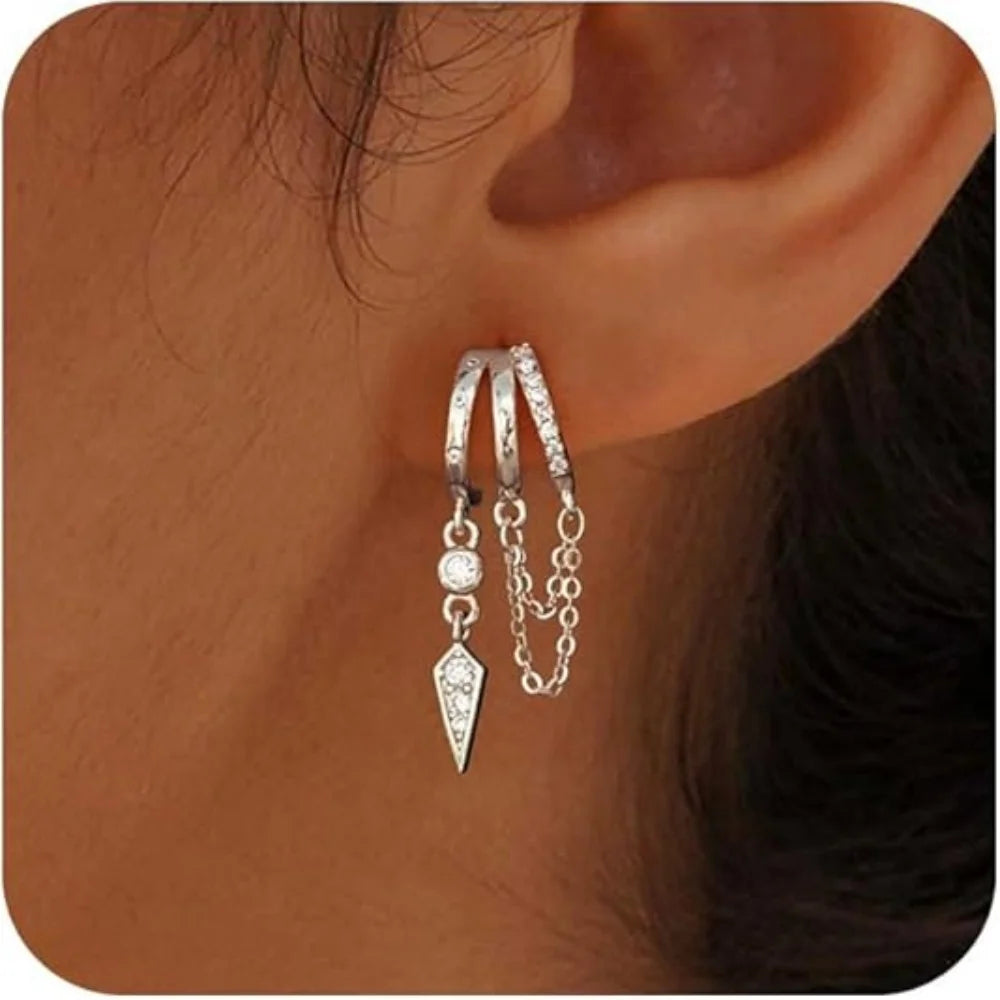 Triple Glow Earrings