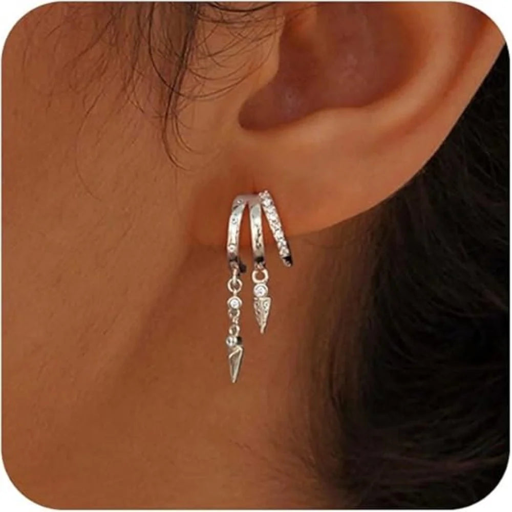 Triple Glow Earrings