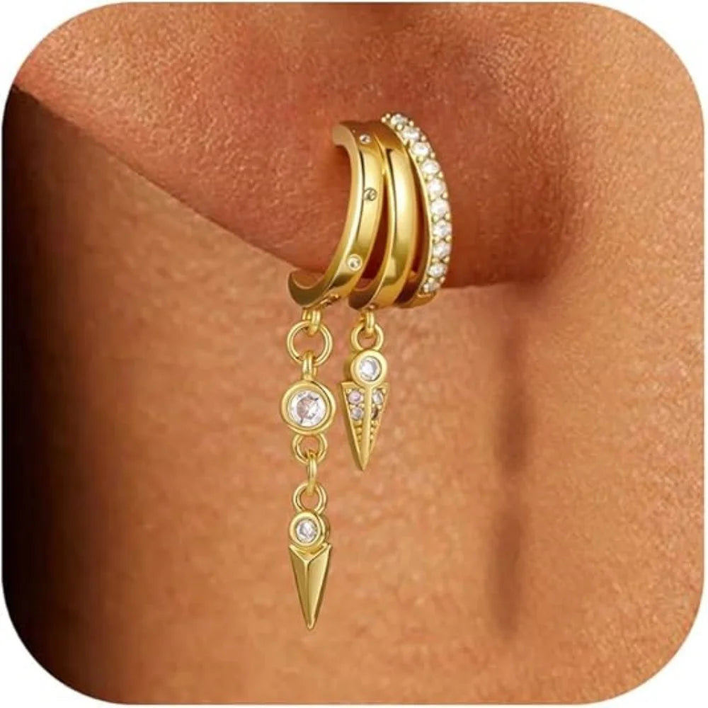 Triple Glow Earrings