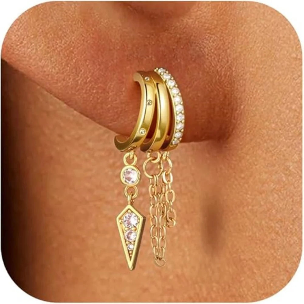 Triple Glow Earrings